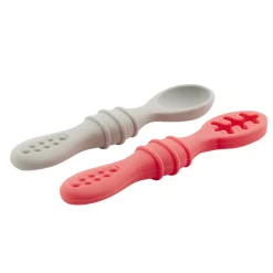 Set de 2 cuillères d'apprentissage Yummix - Rose