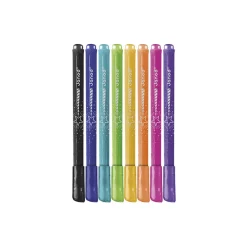 Set de feutres pailletés pour coloriage x8