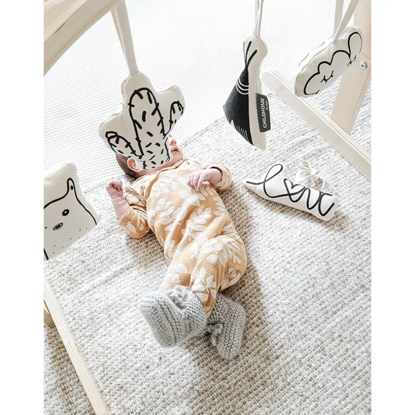 Set de 5 jouets à accrocher compatible Tipi Play Gym - 5 motifs
