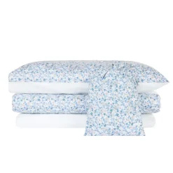 Set de lit housse de couette 100 x 140 cm + taie d'oreiller 60 x 40 cm- Tiny Flowers