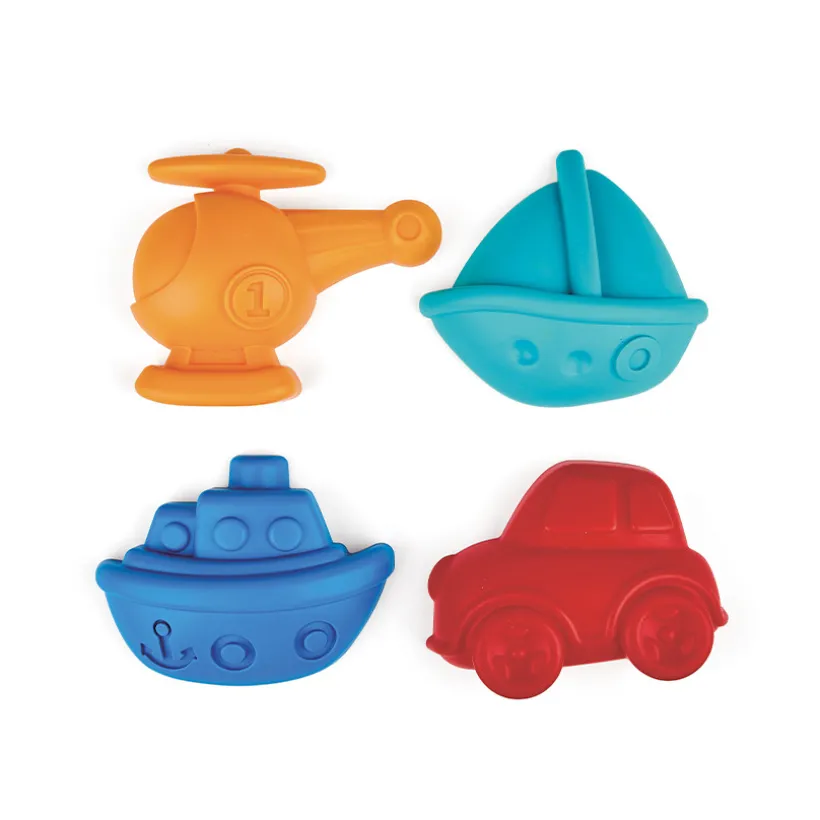 Set de 4 moules à sable Transport