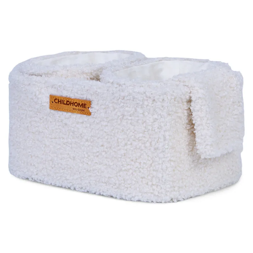 Set de 3 paniers rangement à suspendre Teddy Ecru