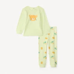 Set de pyjama long 2 pièces imprimé animaux pour bébé garçon
