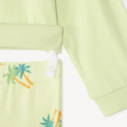 Set de pyjama long 2 pièces imprimé animaux pour bébé garçon