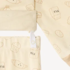 Set de pyjama long 2 pièces imprimé breakfast pour bébé garçon