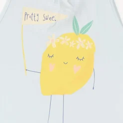 Set de pyjama 2 pièces débardeur + short motifs citron pour fille