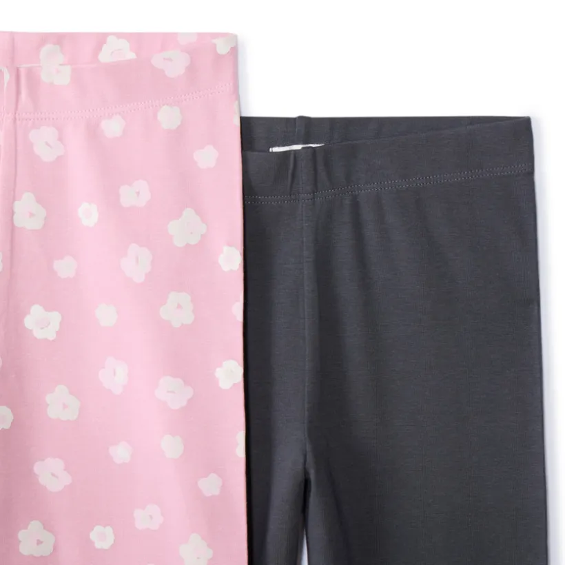 Set de 2 pyjamas longs fantaisie en jersey pour fille
