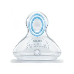 Set de 2 tétines en silicone T1 Medium - Transparent