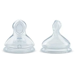 Set de 2 tétines Nature Sense M 6 trous en silicone