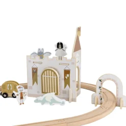 Set d'extension pour train en bois Château 11 pièces