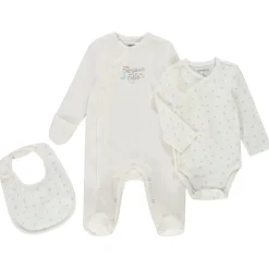 Set naissance 3 pièces "Bonjour Bébé" pour bébé