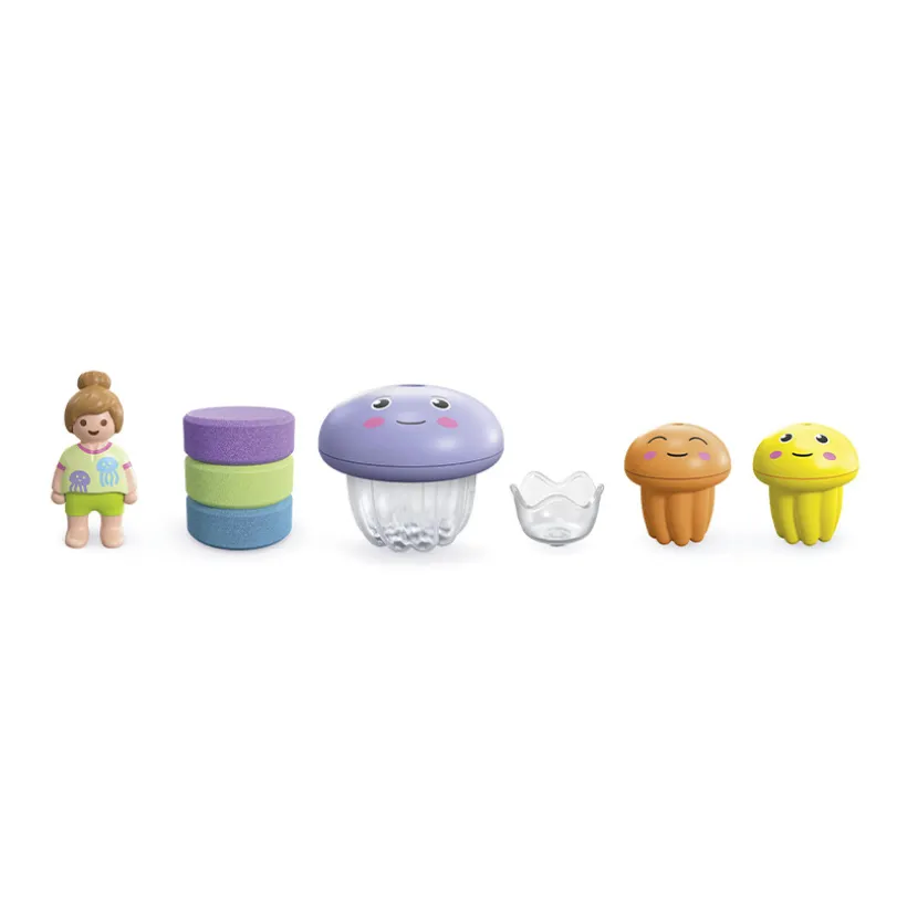 Set 9 pièces aquatique Tinti Famille de méduses