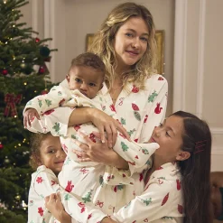 Set 2 pièces pyjama imprimé Noël fantaisie pour garçon