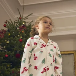 Set 2 pièces pyjama imprimé Noël fantaisie pour garçon