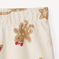 Set pyjama court en interlock imprimé Noël pour fille
