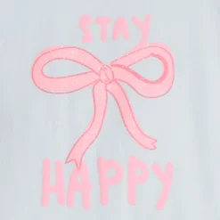 Set pyjama long en jersey motifs nœuds pour fille