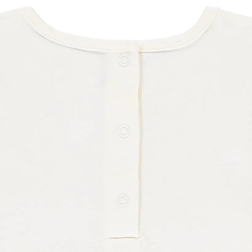 Set pyjama motifs léopards pour bébé fille avec ouvertures différentes selon l'âge