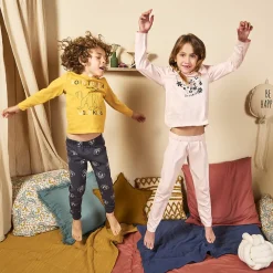 Set pyjama 2 pièces manches longues fantaisie pour fille
