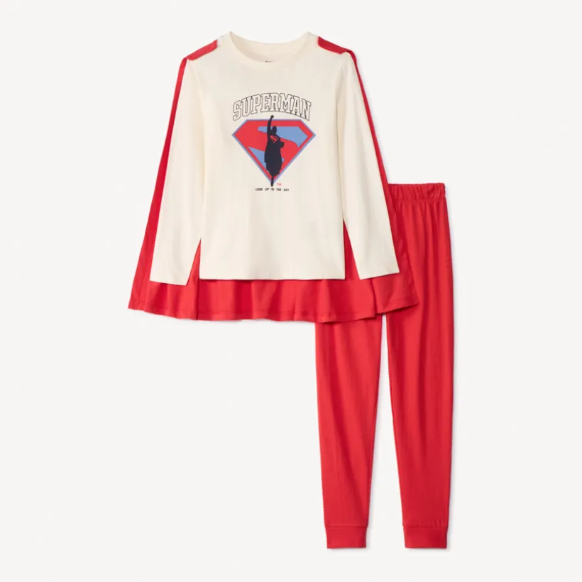 Set pyjama 2 pièces Superman Warner avec cape pour garçon