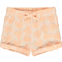 Short avec motif en éponge effet dévorée pour bébé fille