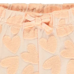 Short avec motif en éponge effet dévorée pour bébé fille