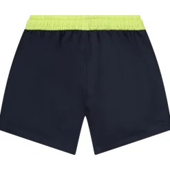 Short de bain en microfibre bicolore et printé pour garçon