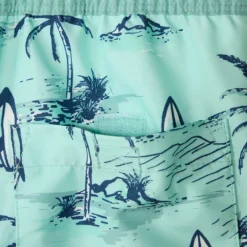 Short de bain long imprimé fantaisie pour garçon