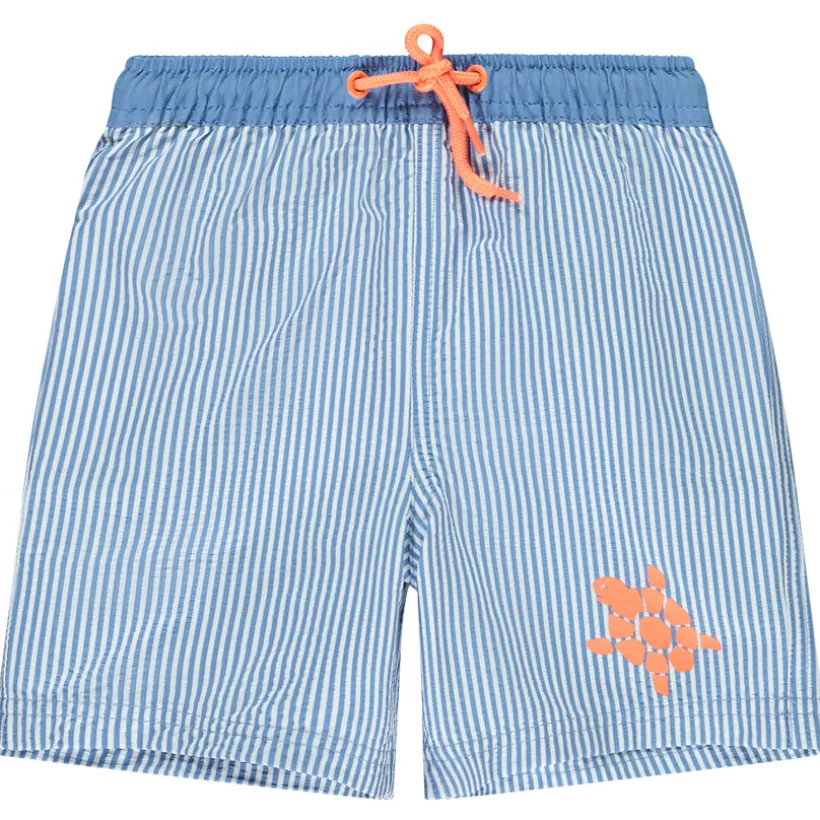 Short de bain rayé en seersucker pour bébé garçon