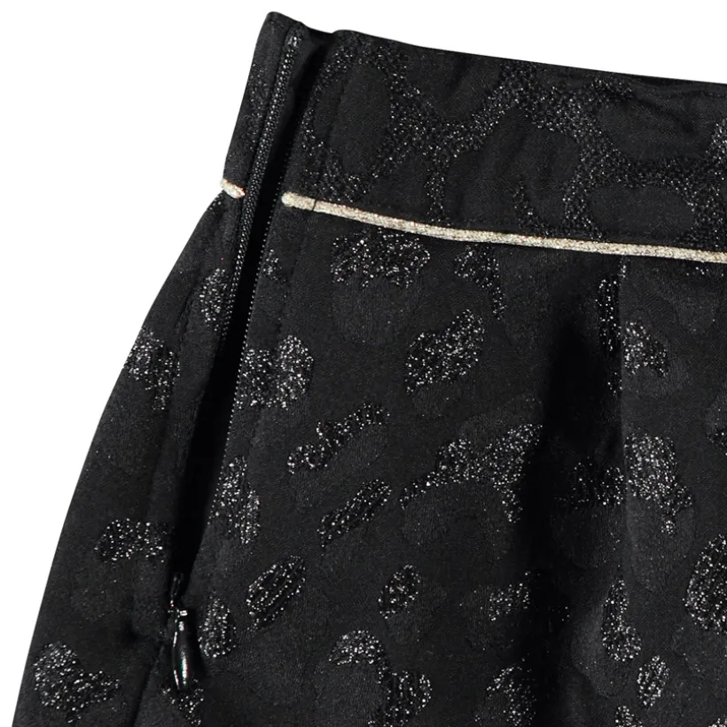 Short de fête en jacquard irisé pour fille