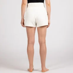 Short de grossesse avec bandeau haut en molleton uni