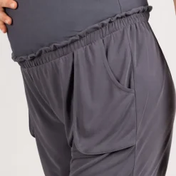 Short de grossesse uni avec bandeau haut