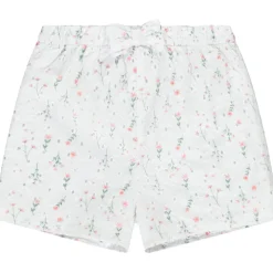 Short en broderie anglaise imprimé fleurs pour bébé fille