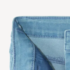 Short en denim effet délavé pour fille