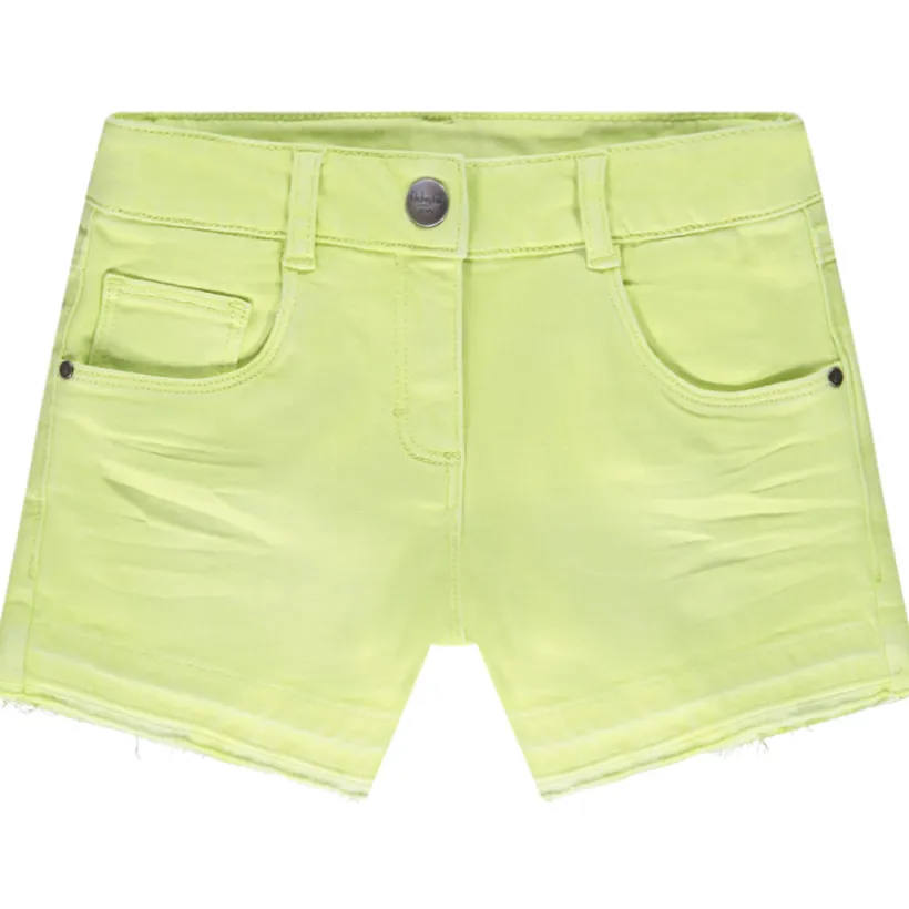 Short en denim effet overdye pour fille