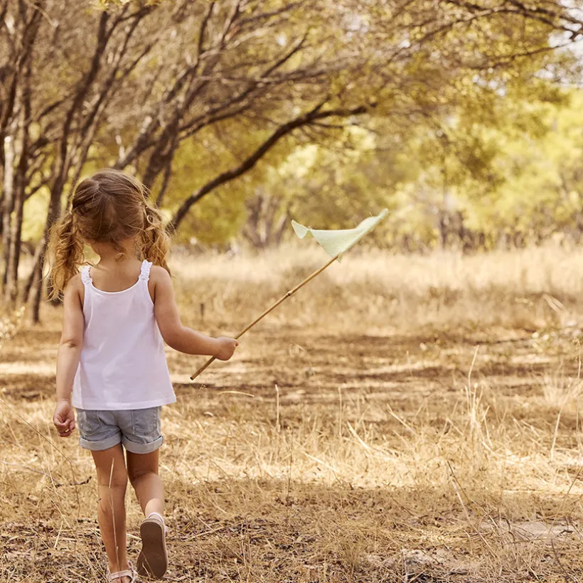 Short en jean avec ceinture à nouer et sequins pour bébé fille