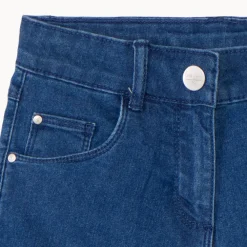 Short en jean avec poches pour fille