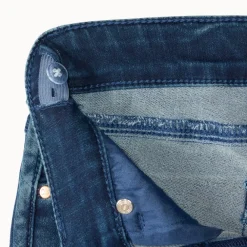 Short en jeans avec ceinture à nouée et détail en dentelles pour fille