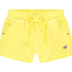 Short en jersey print flamant rose en foil pour enfant fille