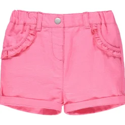 Short en maille à poches volantées