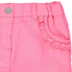 Short en maille à poches volantées