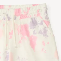 Short en molleton effet tie & dye pour fille