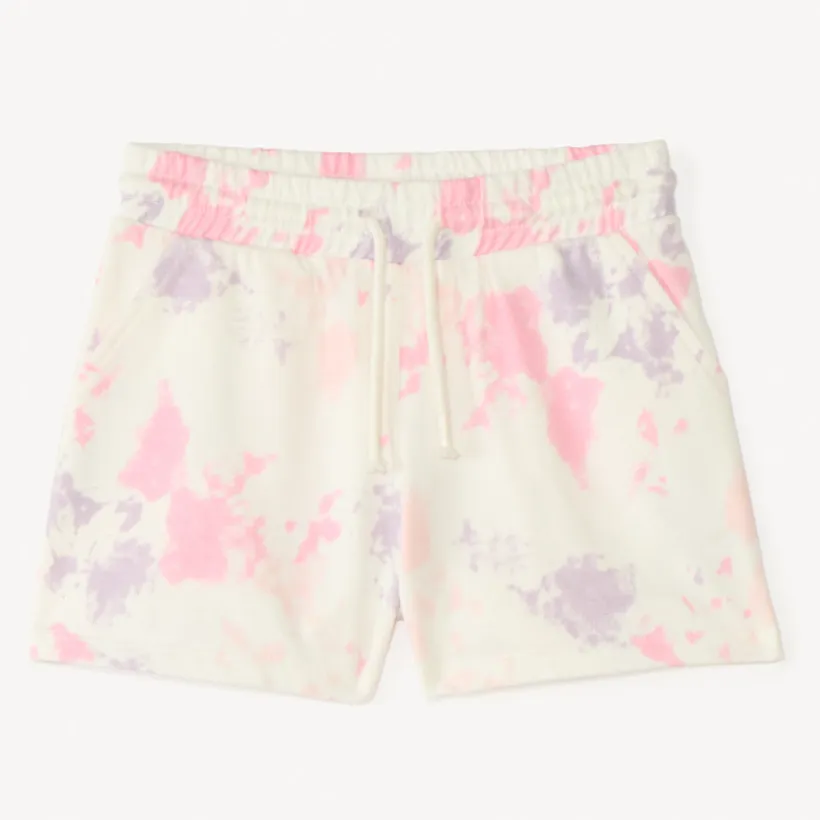 Short en molleton effet tie & dye pour fille