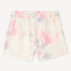 Short en molleton effet tie & dye pour fille
