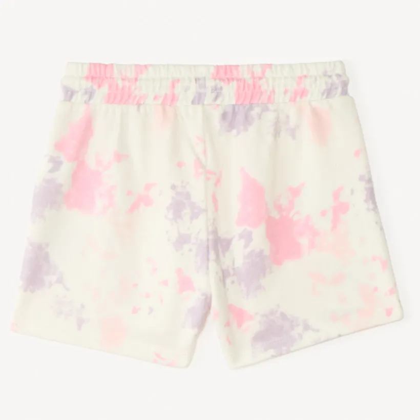 Short en molleton effet tie & dye pour fille