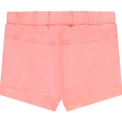 Short en molleton uni pour bébé fille