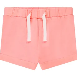 Short en molleton uni pour bébé fille