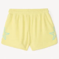 Short en éponge broderie étoile de mer pour fille
