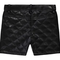 Short en similicuir effet matelassé pour fille