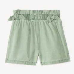 Short en tencel avec nœuds décoratifs pour fille