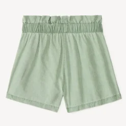 Short en tencel avec nœuds décoratifs pour fille